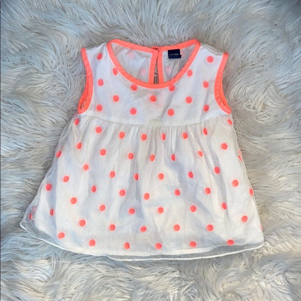 Polka dot baby gap blouse